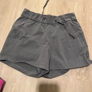lululemon athletica Charcoal On the Fly Athletic Shorts